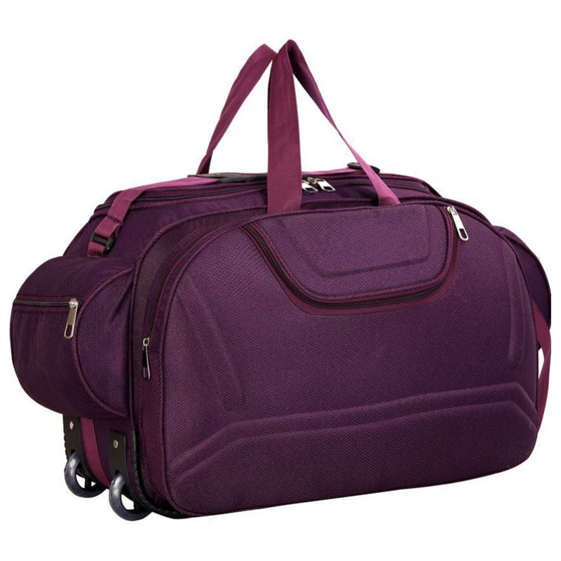 Purple Waterproof 22-Inch Duffel Bag