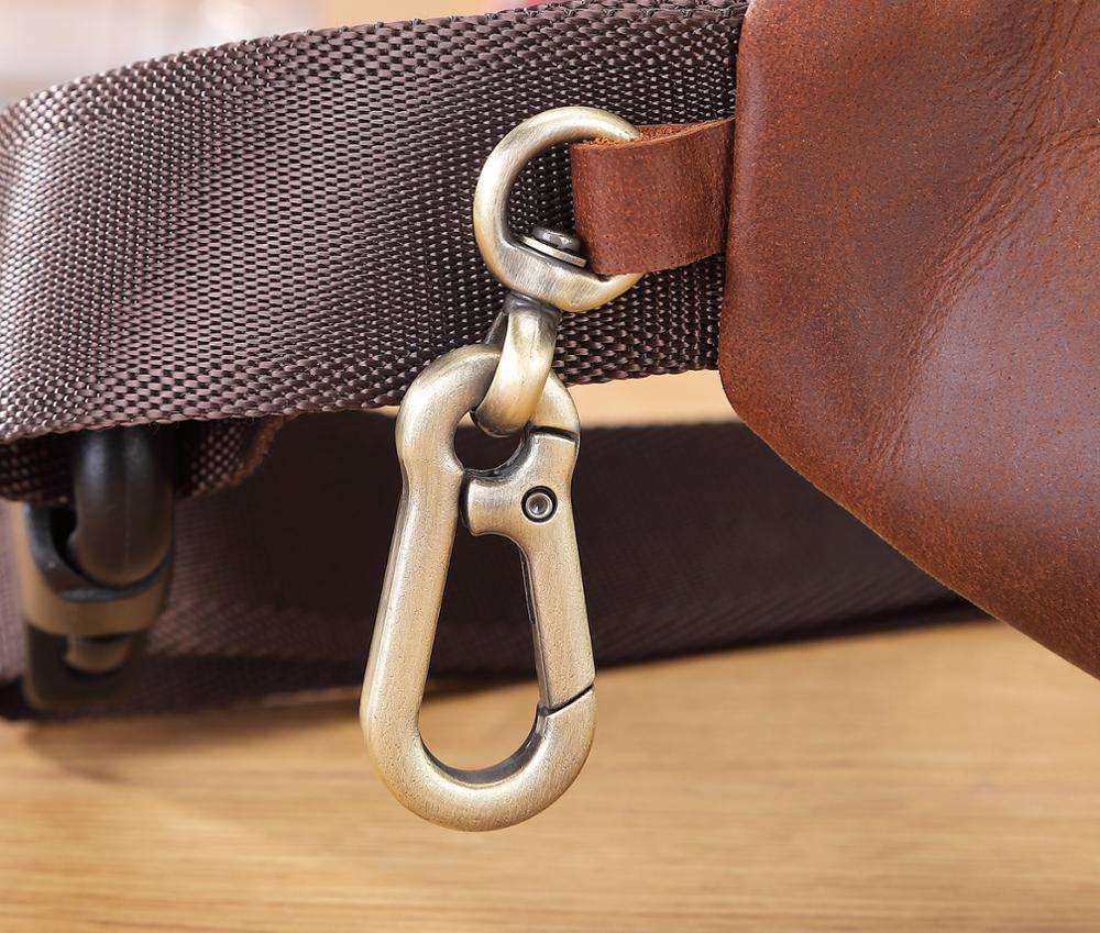 Vintage Crazy Horse Leather Belt Bag